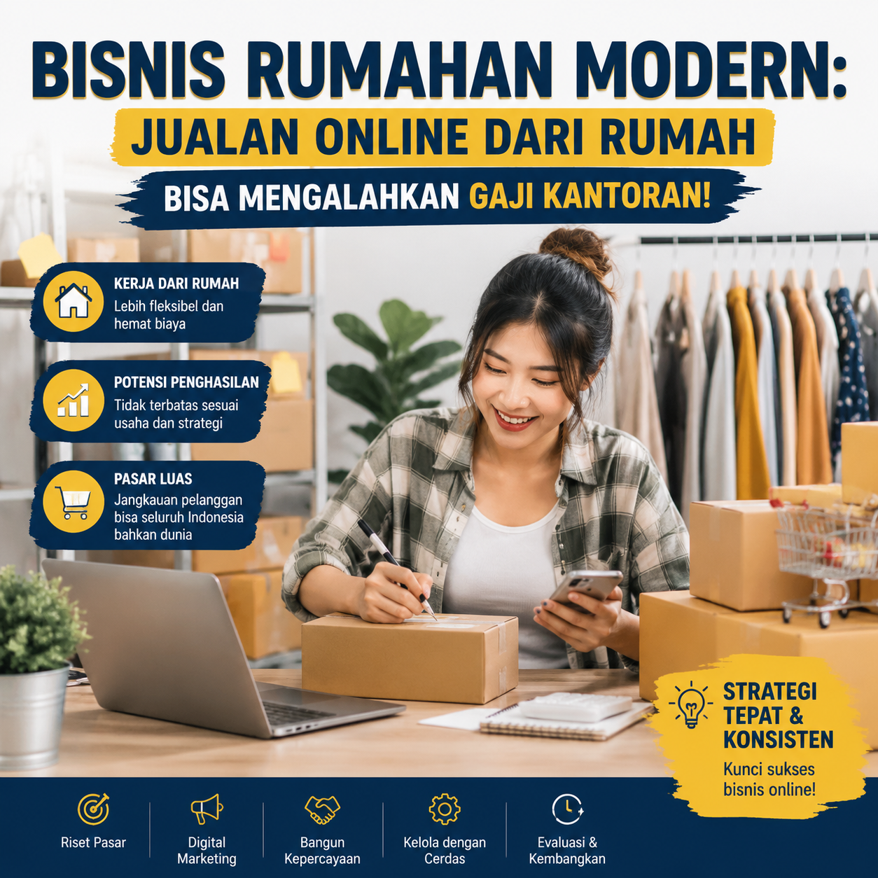 Bisnis Rumahan Modern: Saat Jualan Online dari Rumah Bisa Mengalahkan Gaji Kantoran