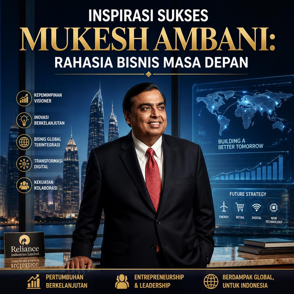 Inspirasi Sukses Mukesh Ambani: Rahasia Bisnis Masa Depan