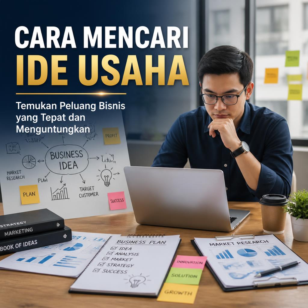 Cara Mencari Ide Usaha yang Tepat Agar Bisnis Lebih Mudah Berkembang